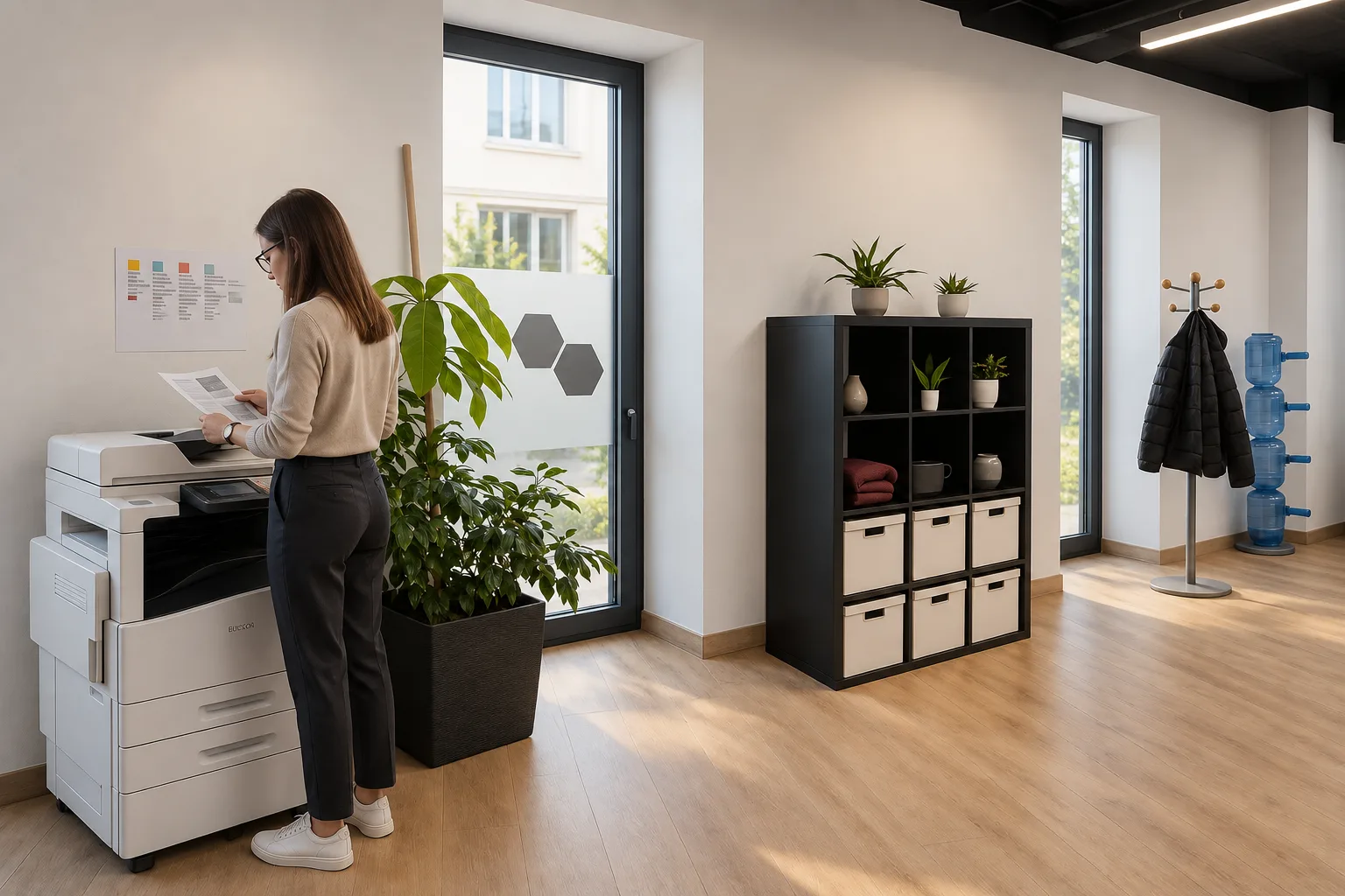 Mobiliari tècnic i distribució àmplia